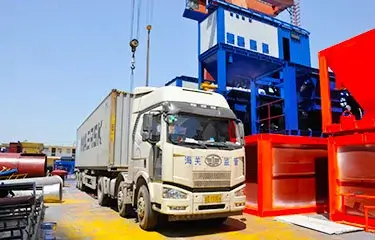 60t/h طبل مزيج مصنع الأسفلت شحنها إلى كولومبيا