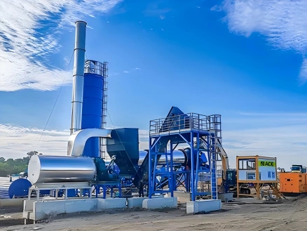 L'usine d'asphalte continue à 80 t / h