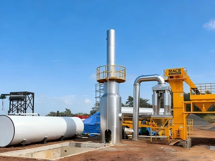 L'usine d'asphalte continue de 40 t / h