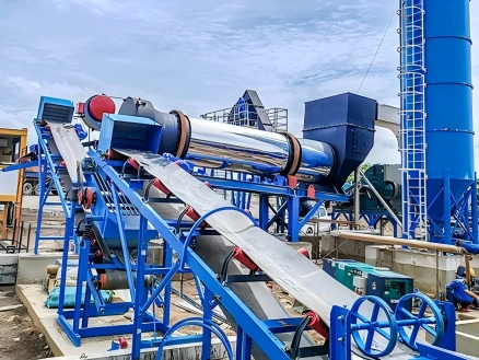 L'usine d'asphalte continue à 100t / h