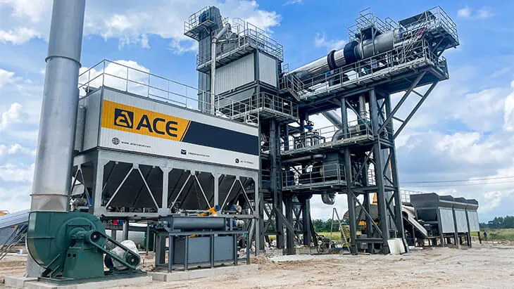 Usine de recyclage d'asphalte de la série RLB à vendre