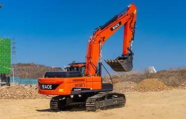 Excavatrice pour chantiers français de grande envergure