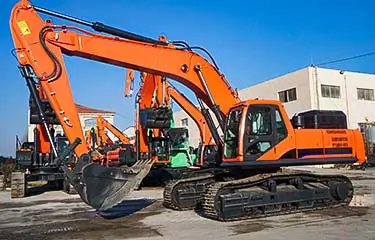 Pelle hydraulique pour travaux spécialisés