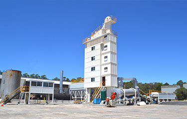 environmental friendly asphalt plant ELB1000 in Australia, 80t/h