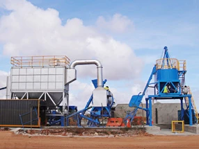 Aspal Mixing PlantMini Mobile SLB20 Untuk Dijual