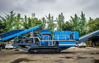 Мобильная конусная дробилка серии AMC, производительность 100-300 т/ч